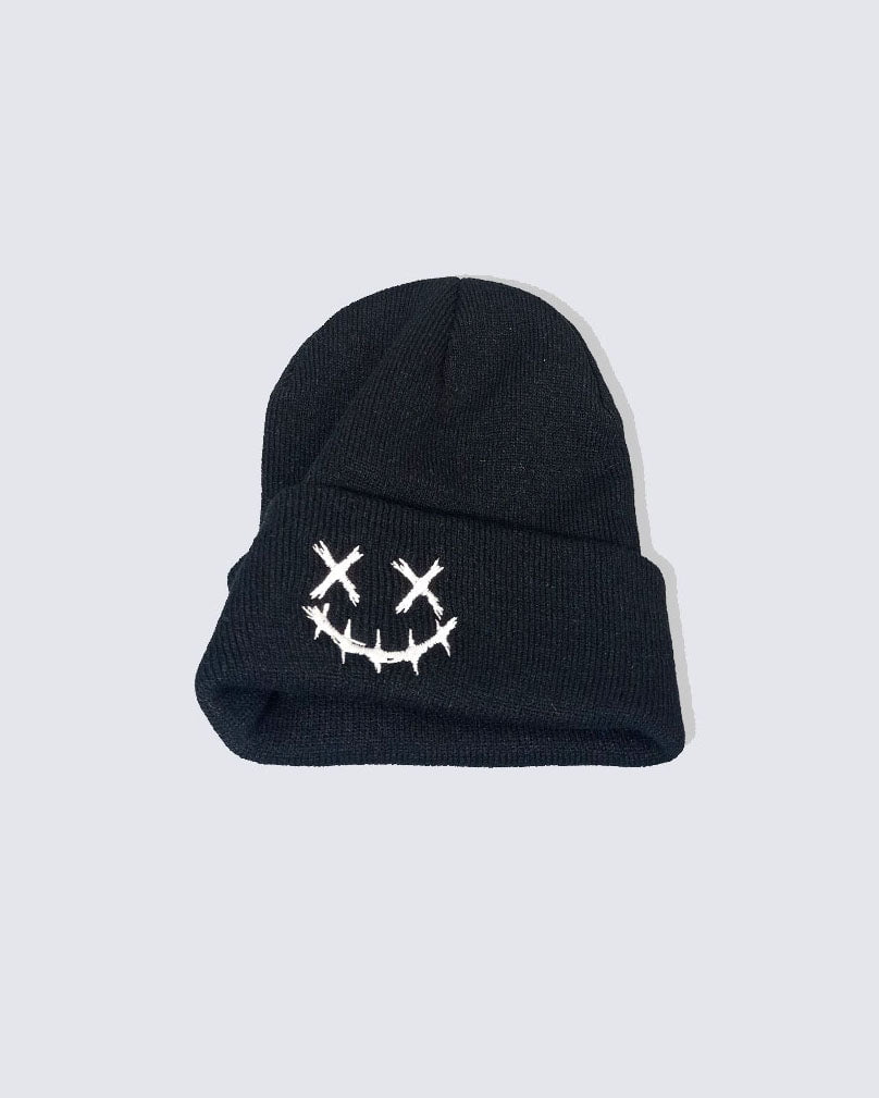 Street Embroidered Knitted Beanie