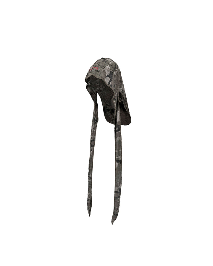 Camouflage Long-Tail Head Scarf