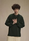 Army Green Double Layered Long Sleeve Shirt