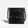 Women's Multi-Pocket Leather Shoulder Bag