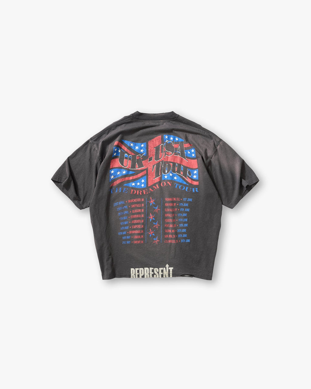 Dream On Tour T-Shirt - Sun Fade Grey