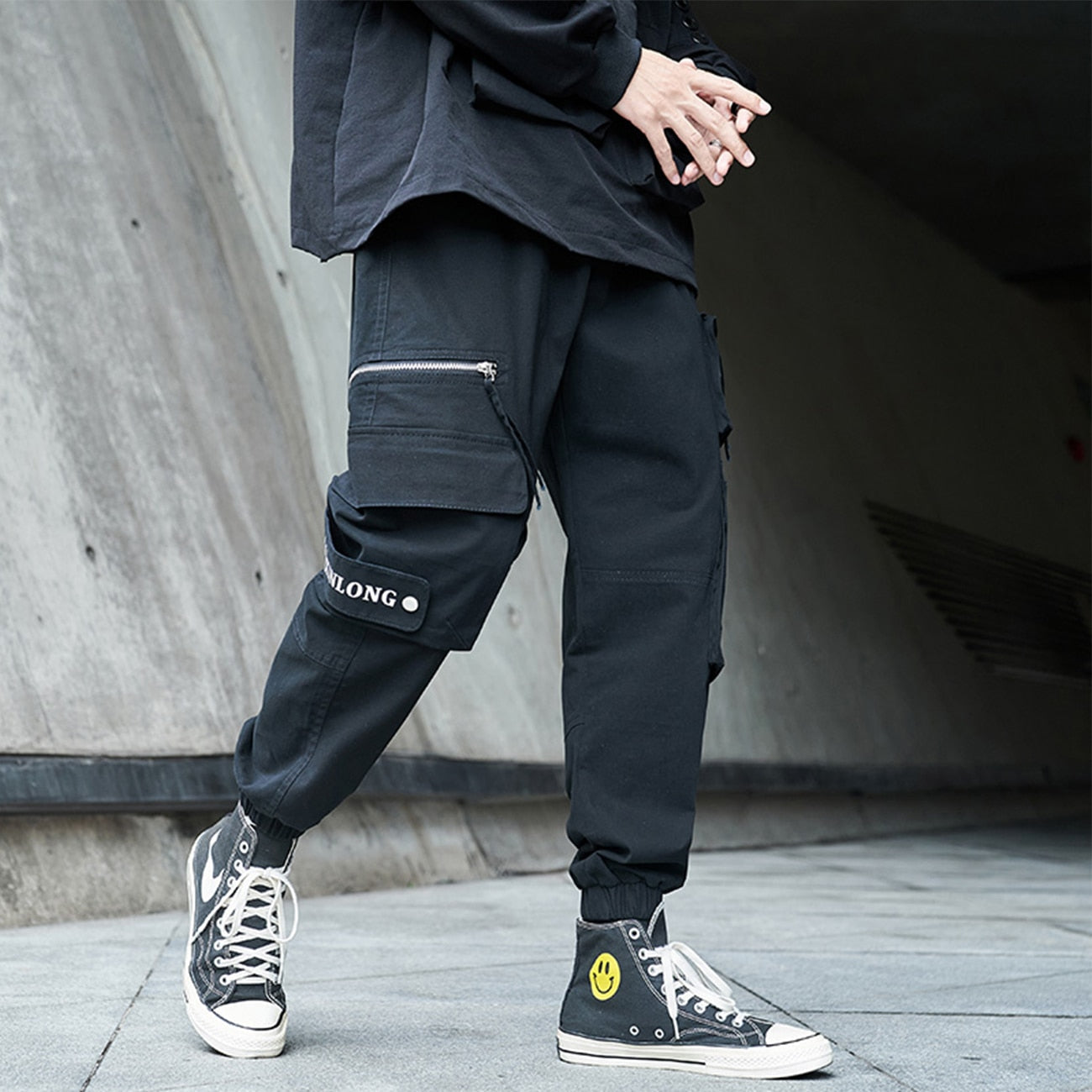 Cargo relaxed techwear pants