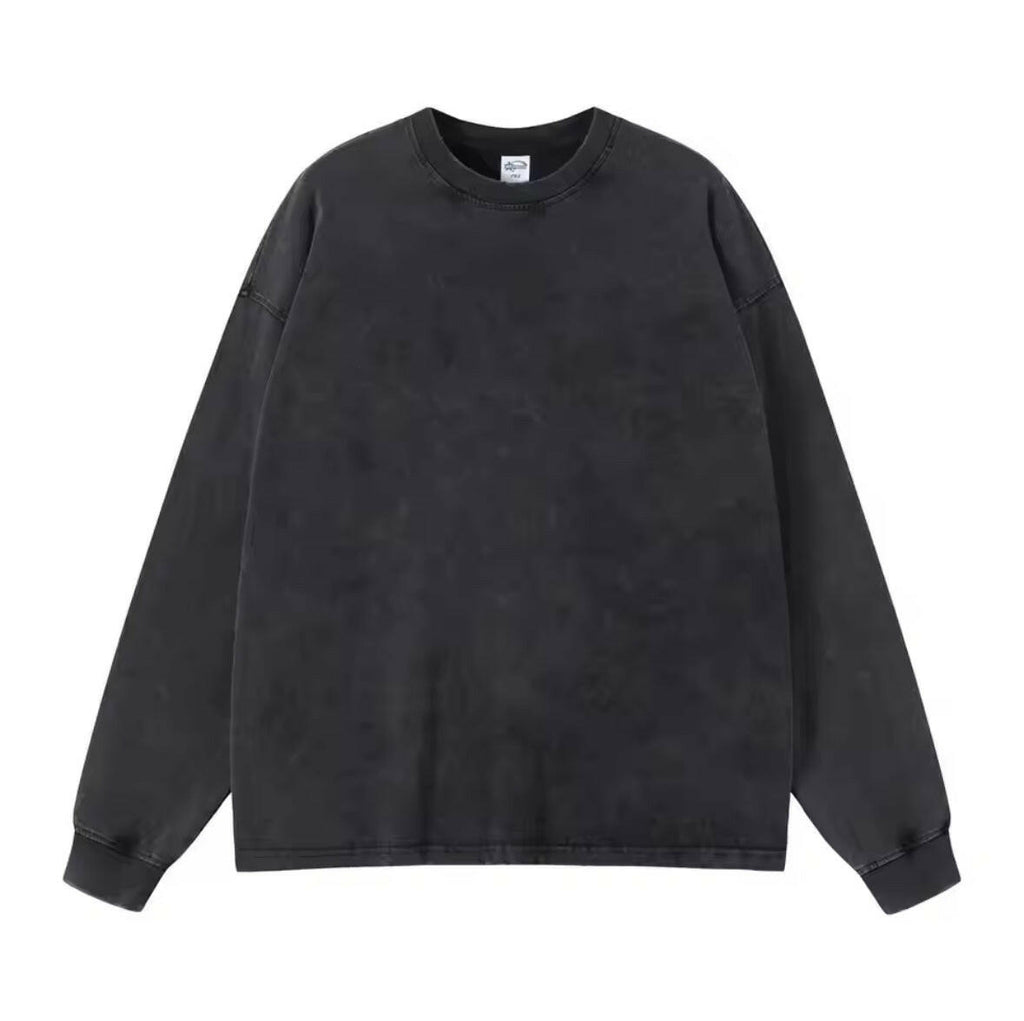 Faded Black Long Sleeve Shirt