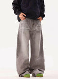 Vintage Gray Baggy Jeans