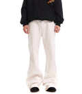 White Flare Baggy Jeans