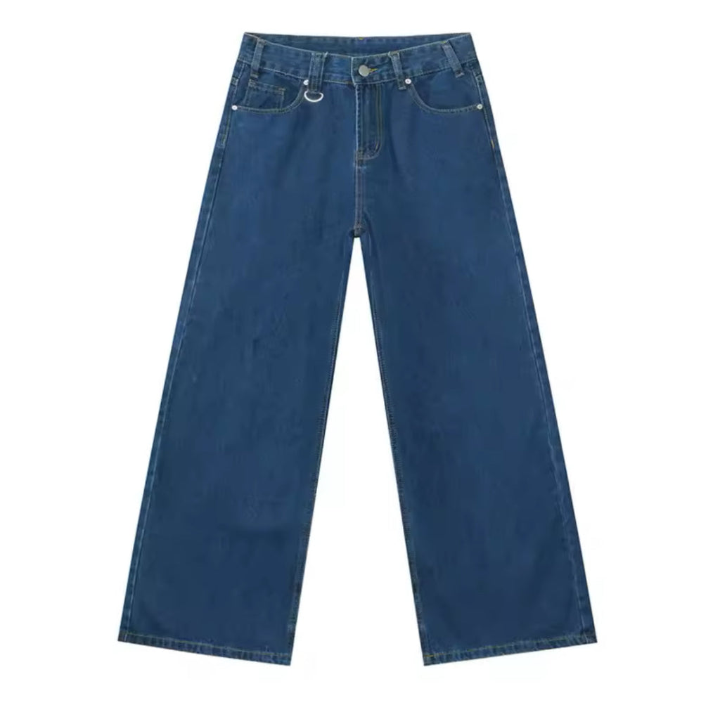Blue Dad Baggy Jeans