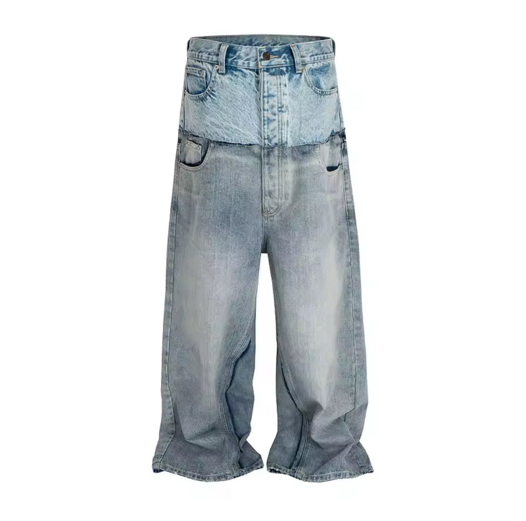 Double Waisted Baggy Jeans