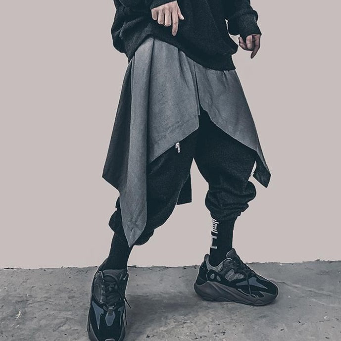 Irregular Skirt Overlay Adjustable