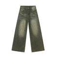 Green Desert Wash Baggy Jeans