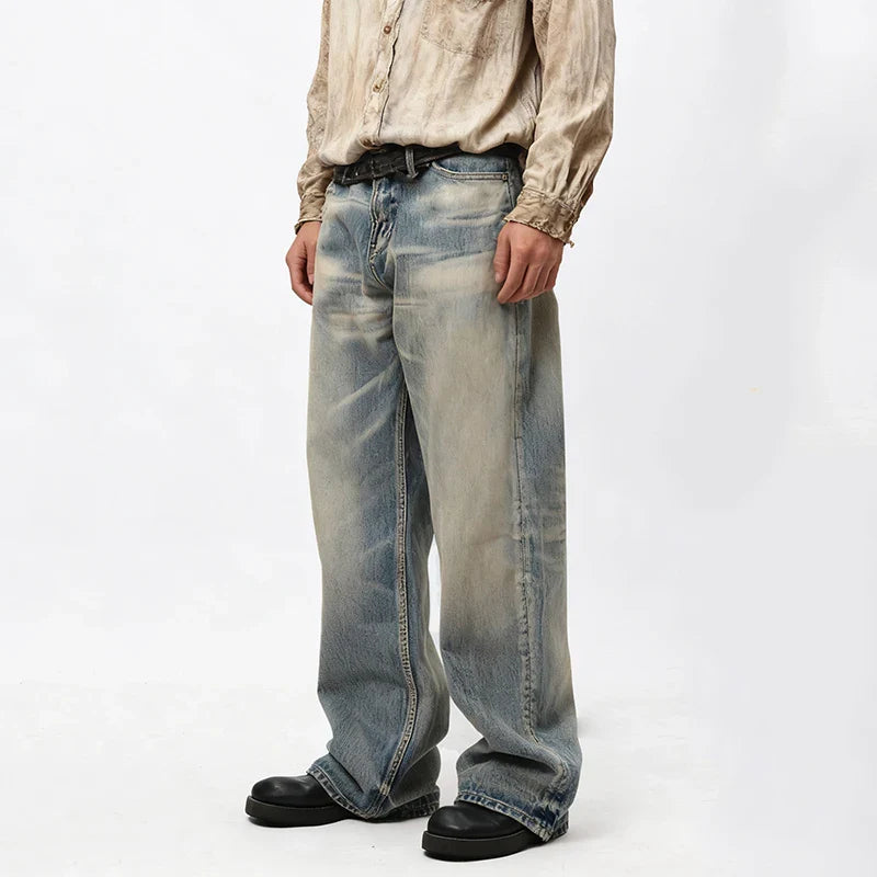 Blue Sand Wide Leg Jeans
