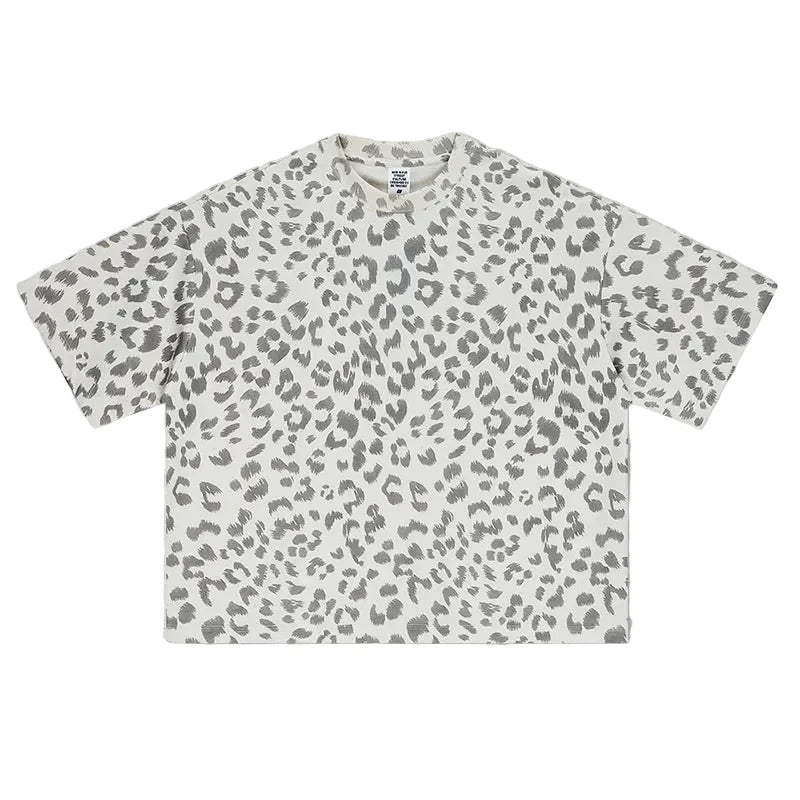 Boxy Leopard T-Shirt