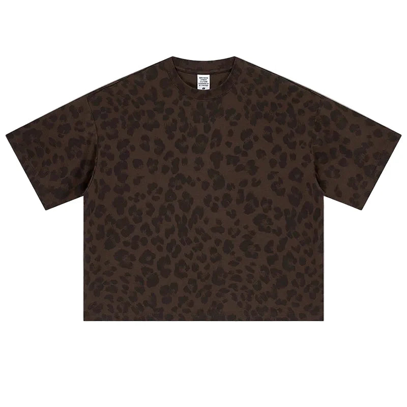 Boxy Leopard T-Shirt