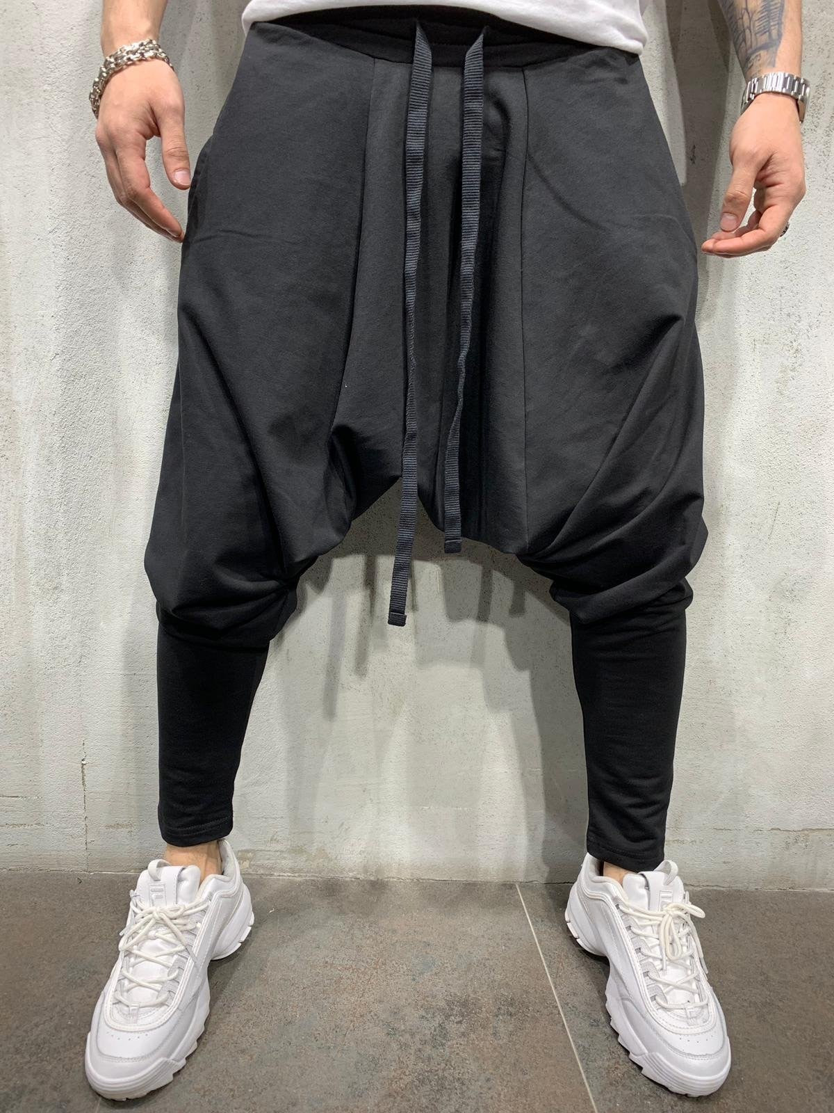 Techwear harem pants