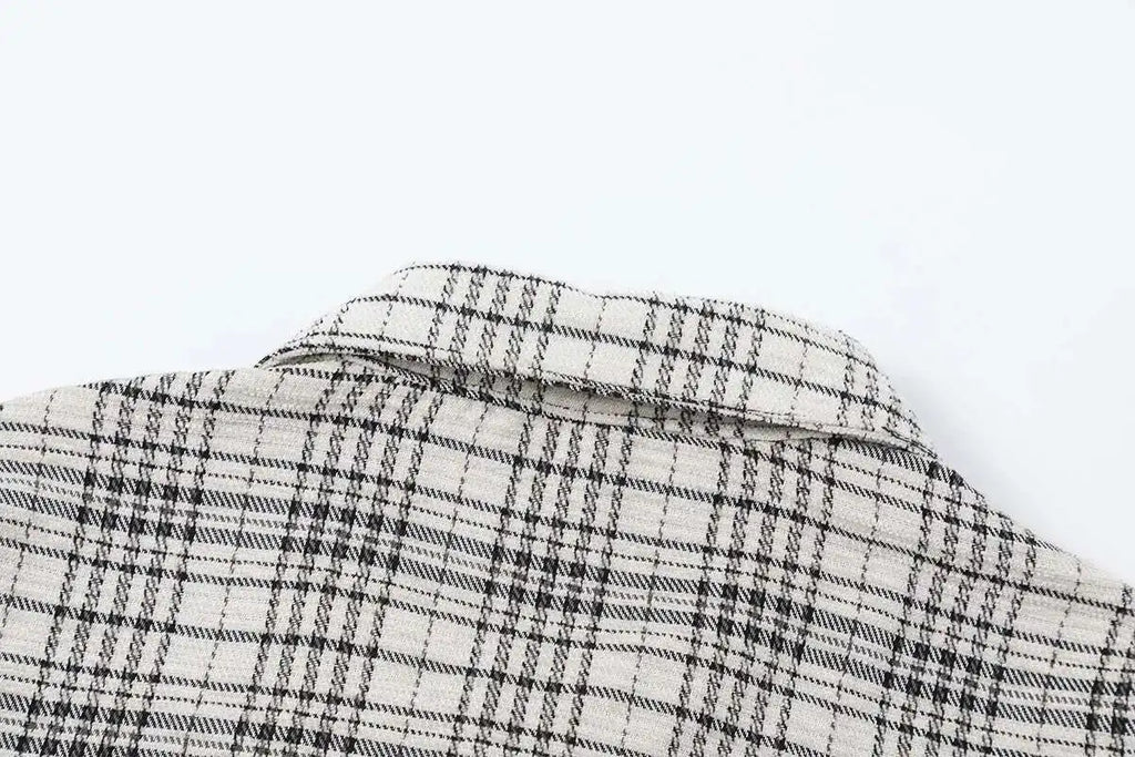 Black & White Patchwork Flannel