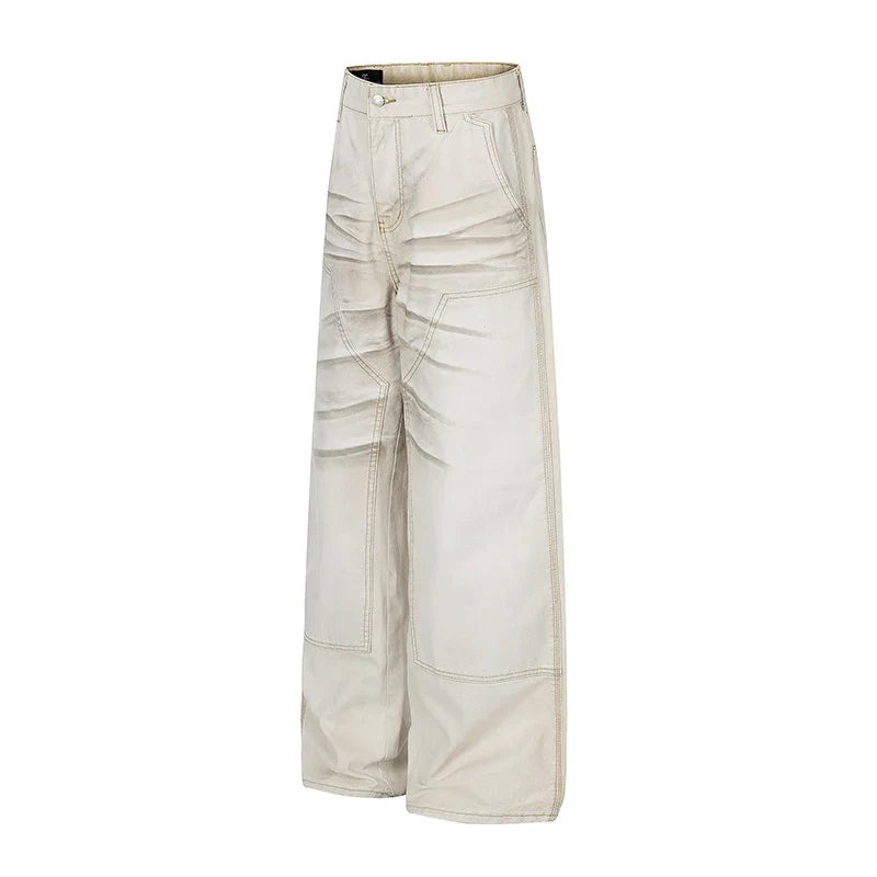 Vintage White Baggy Jenas