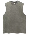 Faded Green Cut Off T-Shirt