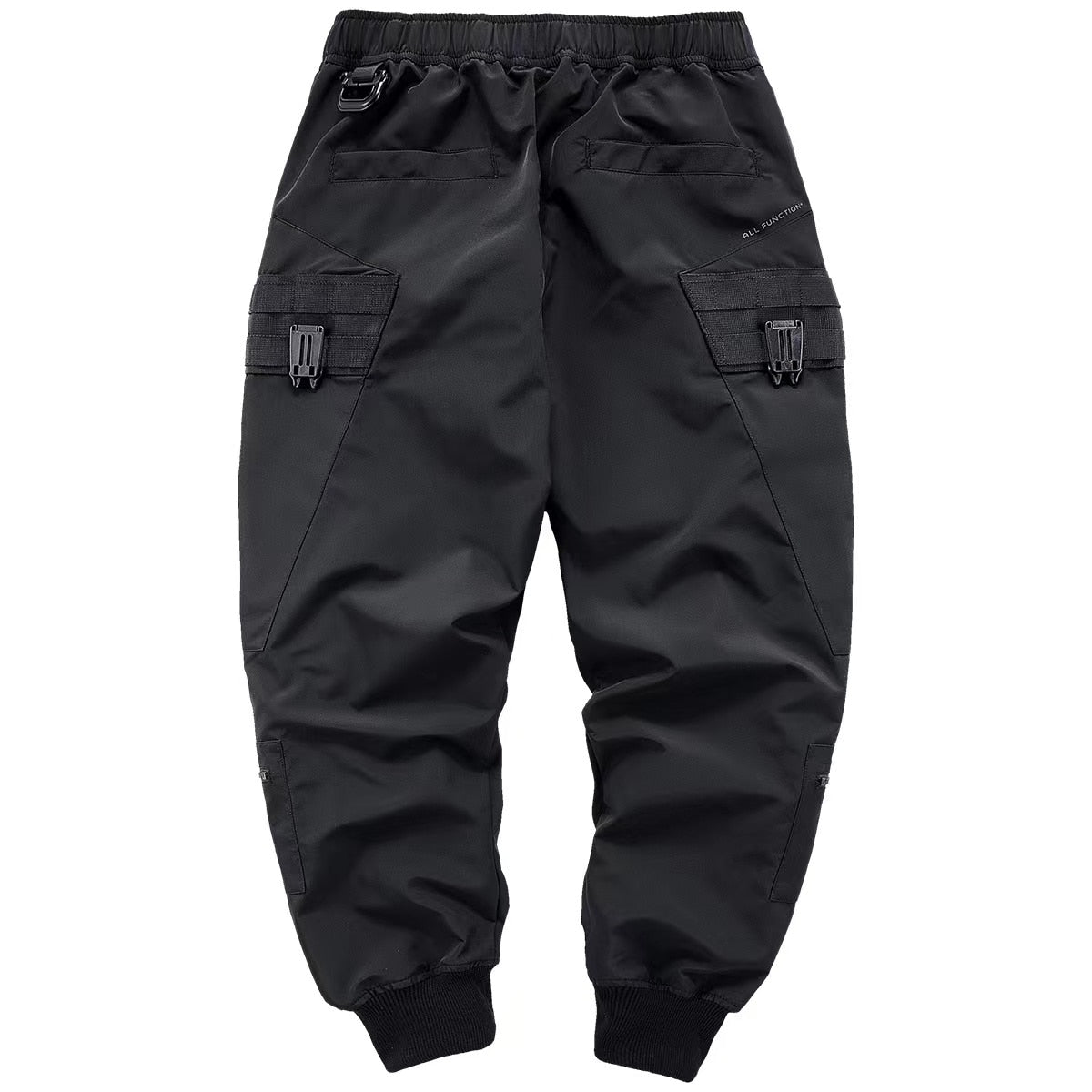 Black Cargo Techwear Pants