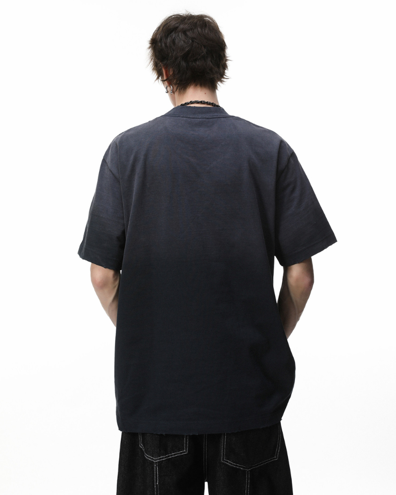 Techwear Vintage Distressed Graphic T-Shirt