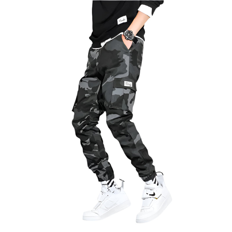 Camo Cargo Cyberpunk Pants
