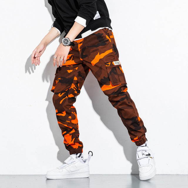Camo Cargo Cyberpunk Pants