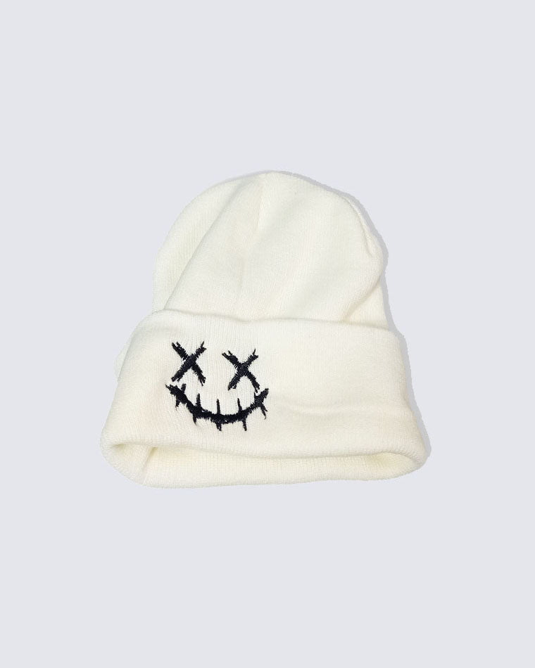 Street Embroidered Knitted Beanie