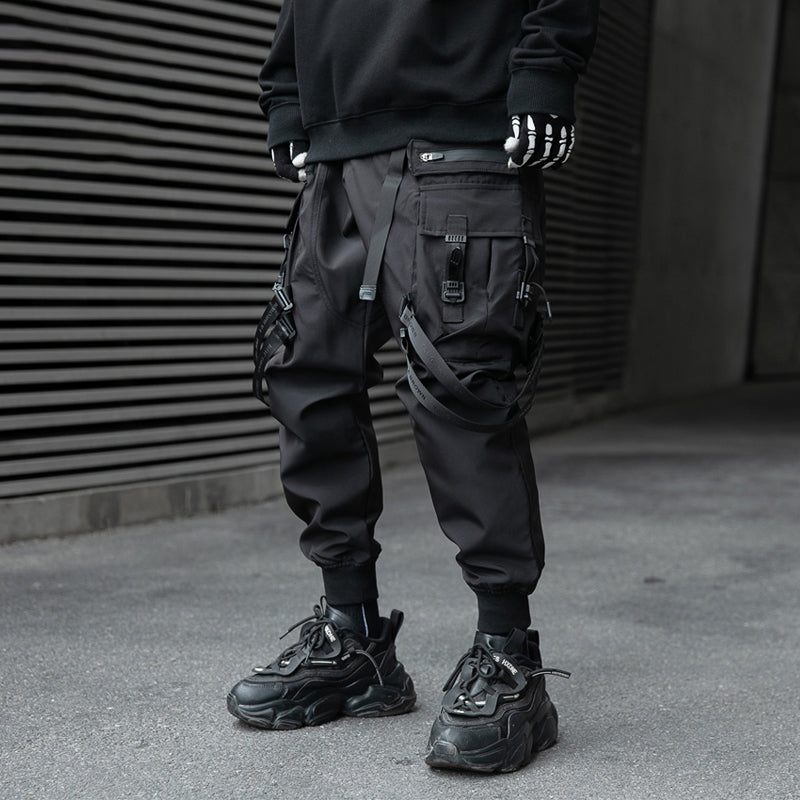Cargo Pants Black Techwear
