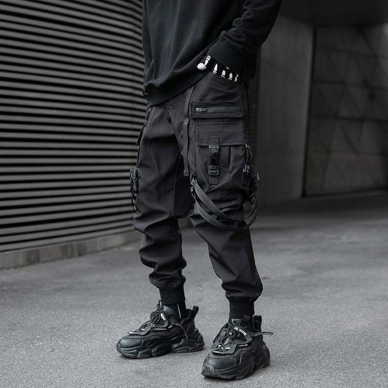 Cargo Pants Black Techwear