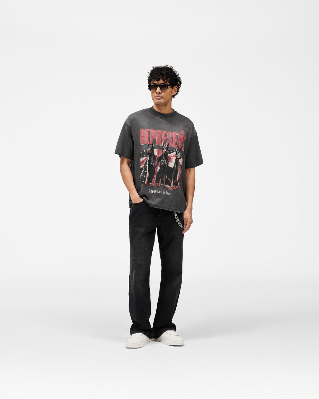 Dream On Tour T-Shirt - Sun Fade Grey